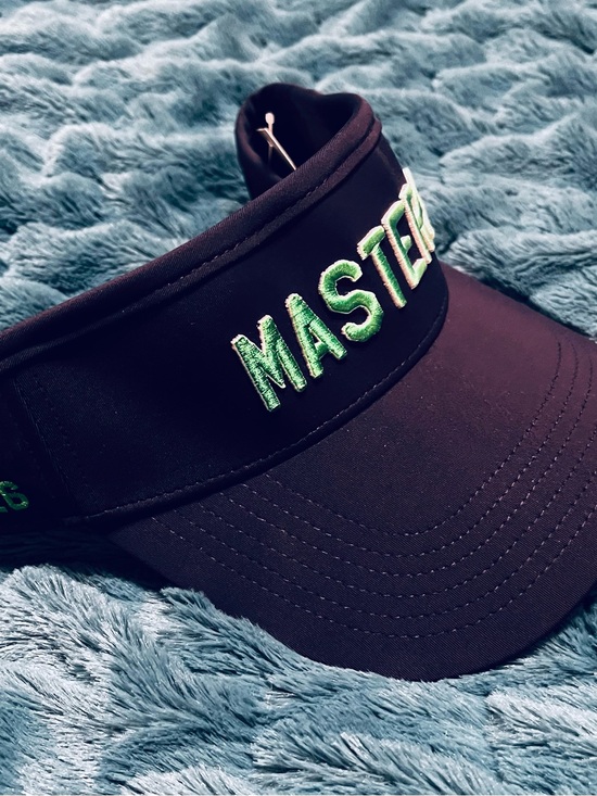 2026 Masters Golf Ladies Navy Blue Golf Visor with Green Embroidery main image 4